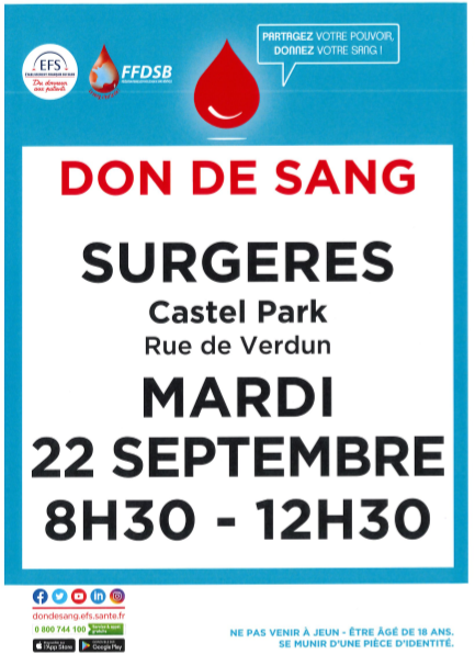 Don de dang 22 septembre 2020