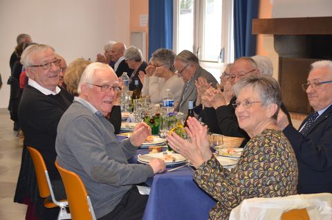 Repas des anciens 2020 table Colette