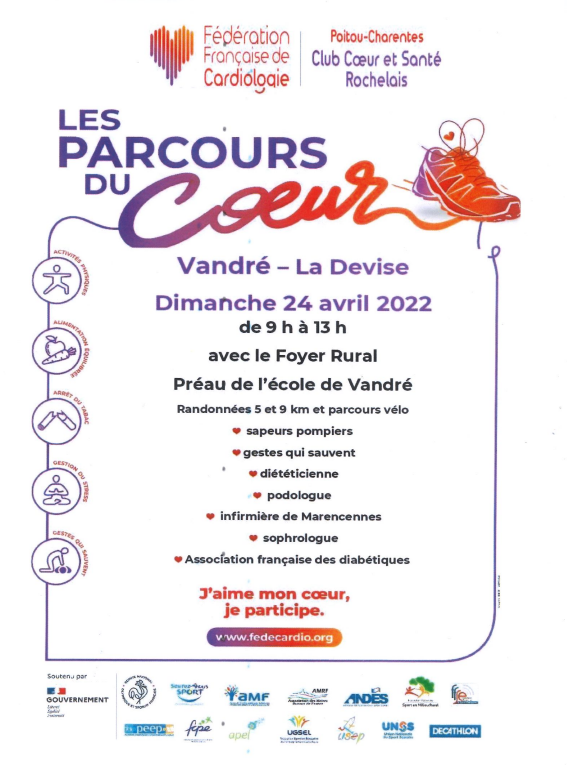 2022 04 24 Parcours du coeur Affiche