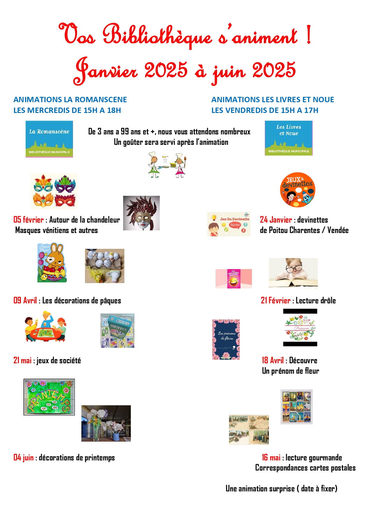 animations biblio
