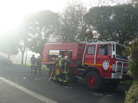 Pompiers Exercice Maison du village 1