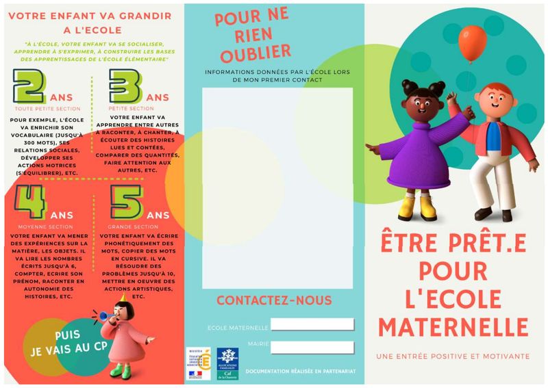 2022 03 Bruchure scolarité des enfants de 3 ans page 1 Redim