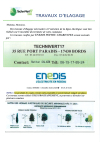 Entretien du réseau électrique basse tension