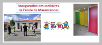 Des sanitaires neufs à l&#039;école de Marencennes !