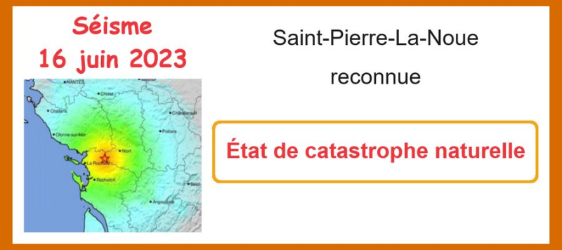 Séisme du 16 juin 2023 : reconnaissance en état de catastrophe naturelle