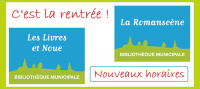 C&#039;est la rentrée dans vos bibliothèques !