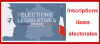 Législatives 2022 : date limite inscriptions listes électorales