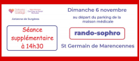 Séance supplémentaire pour la rando sophro du 6 novembre 2022 !