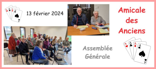 13 février 2024 : Assemblée Générale de l'Amicale des Anciens