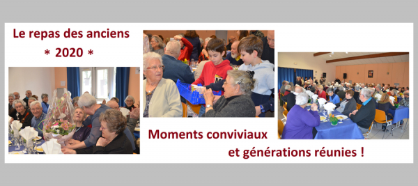 Le repas des anciens à la Maison du village