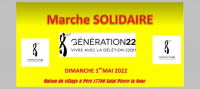 Marche solidaire organisée par génération 22