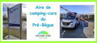 Aire de camping-cars : mise en service suite aux travaux d&#039;aménagement