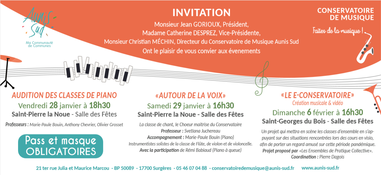 2022 01 Conservatoire Janvier Février Invitation