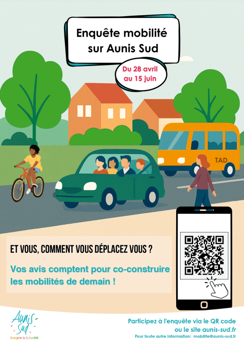 Enquête Mobilité - Donnez votre avis sur vos déplacements en Aunis Sud !